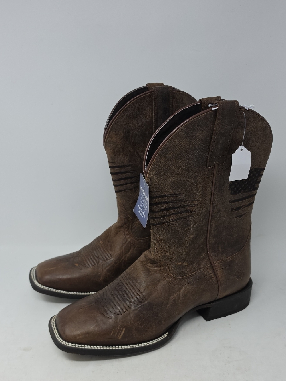Ariat Men's Circuit Patriot Western Boots - Broad Square Toe Size 10EE
